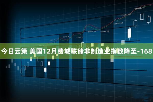 今日云策 美国12月费城联储非制造业指数降至-168